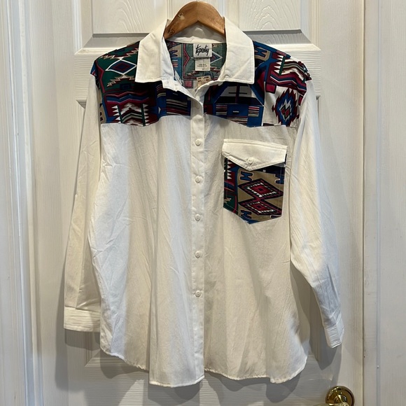 NWT Vintage Tapestry Southwestern Button Down Shirt - Picture 12 of 12